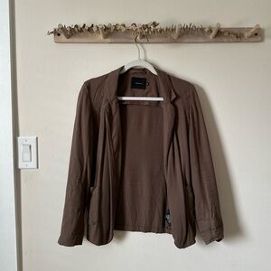 Aritzia Talula Brown Relaxed Blazer Size 00 / XS